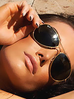 Kristy Joe flaunts her hot body in the cool water